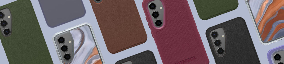Variety of colorful and protective OtterBox phone cases for Samsung Galaxy S25 Ultra