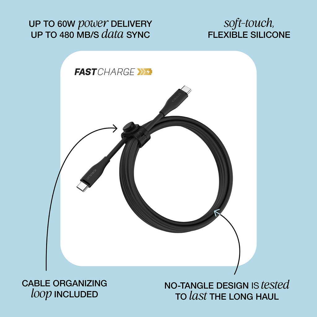60W Cable USB-C to USB-C Standard Cable