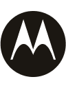Motorola logo in black and white