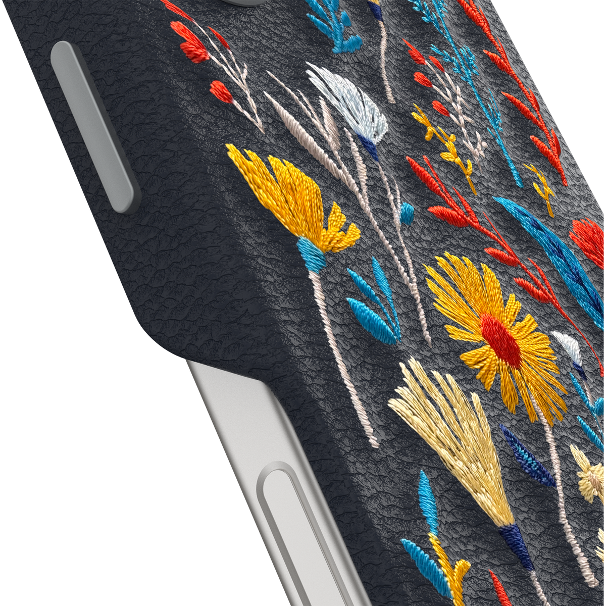 iPhone 16 Symmetry Series Cactus Leather Embroidery Case - Image 3110