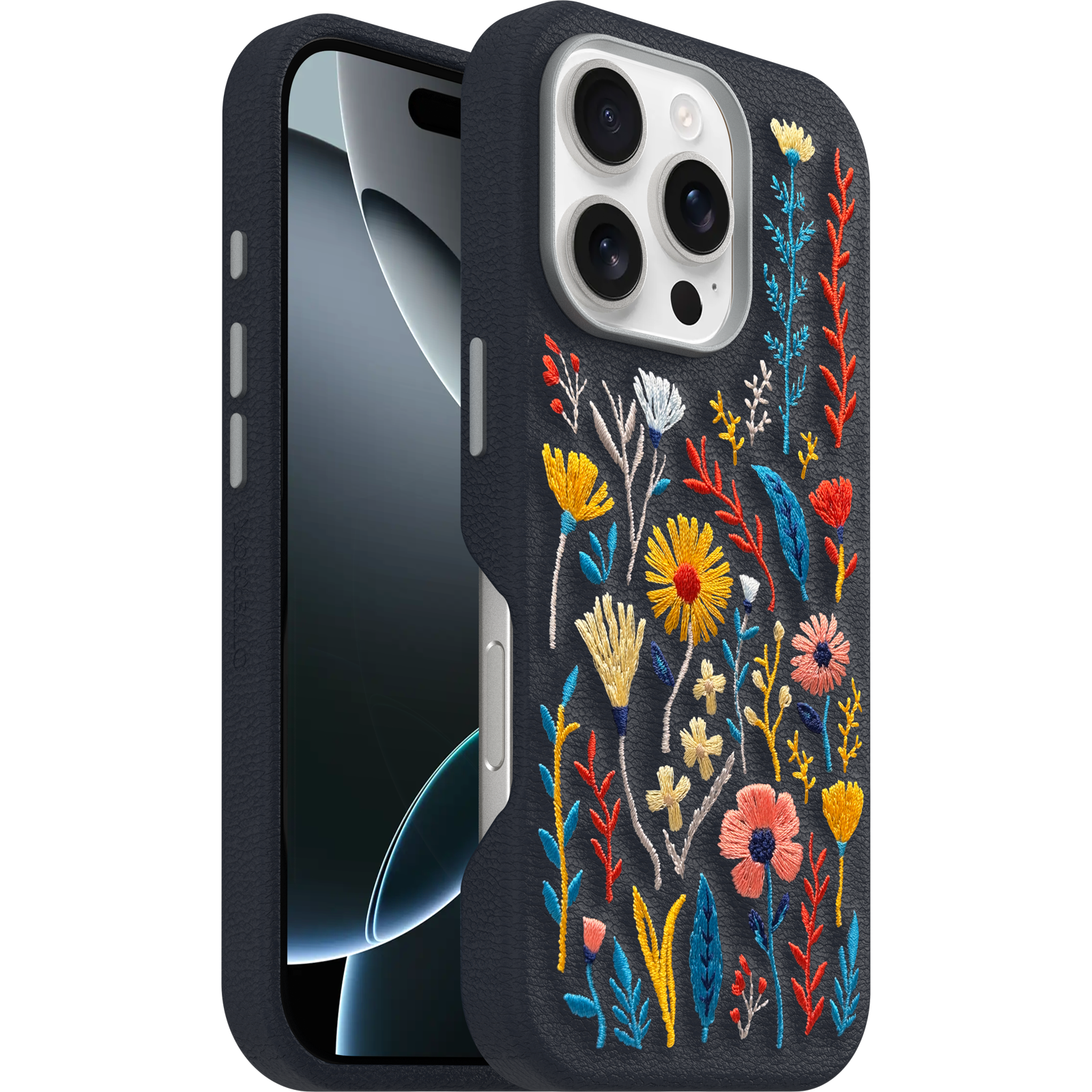 iPhone 16 Pro Symmetry Series Cactus Leather Embroidery Case - Image 3202
