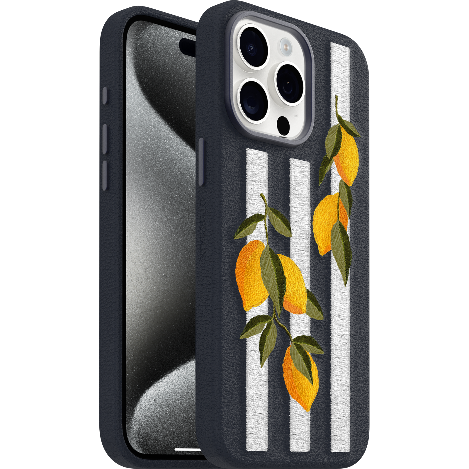iPhone 15 Pro Max Symmetry Series Cactus Leather Embroidery Case - Image 3038