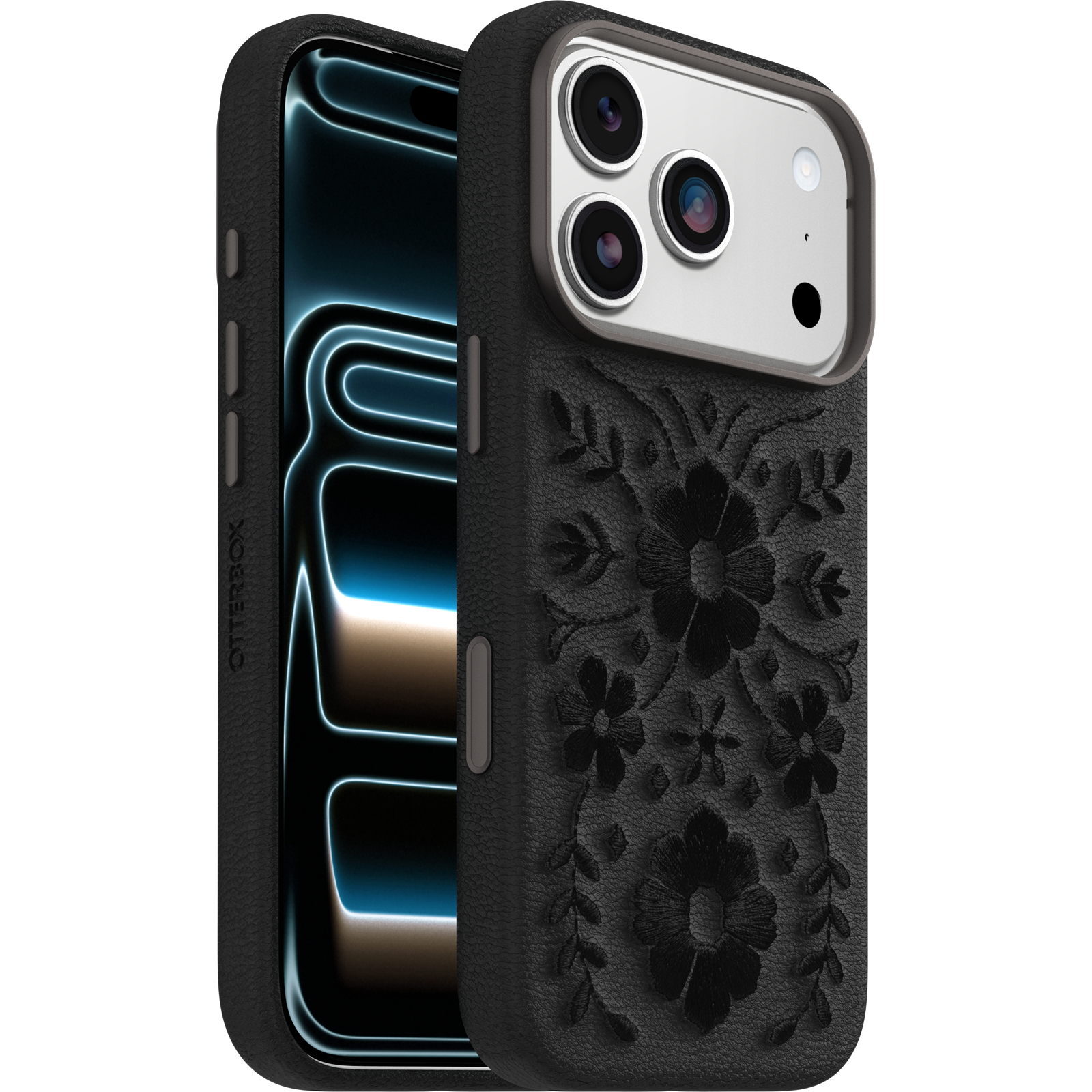 iPhone 17 Pro Symmetry Series Cactus Leather Embroidery Case