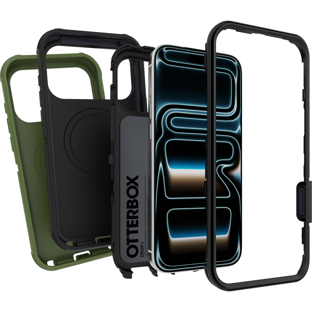 iPhone 18 Pro Max and iPhone 17 Pro Max Defender Series Pro Case and Slipcover