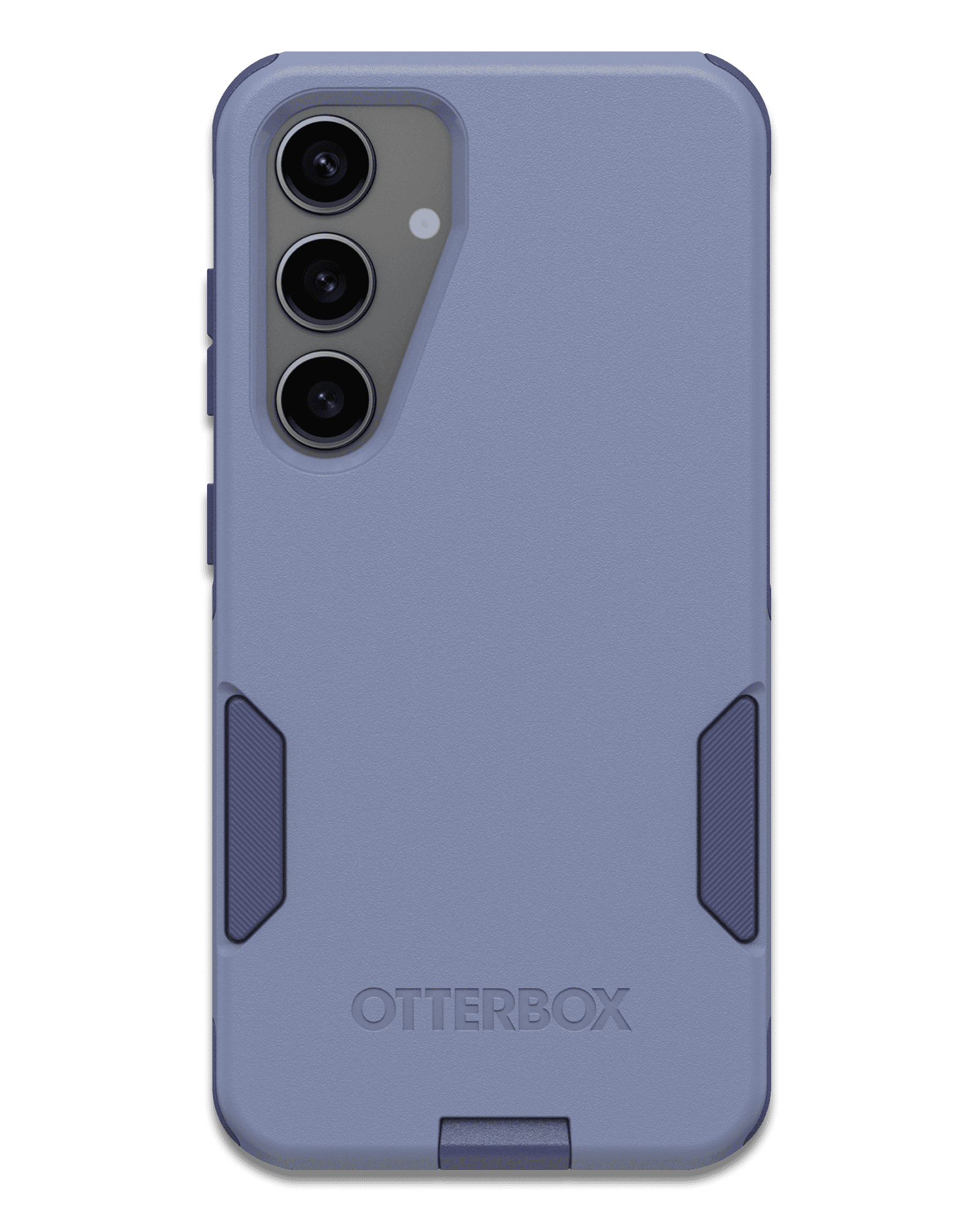 Blue OtterBox phone case on a transparent background