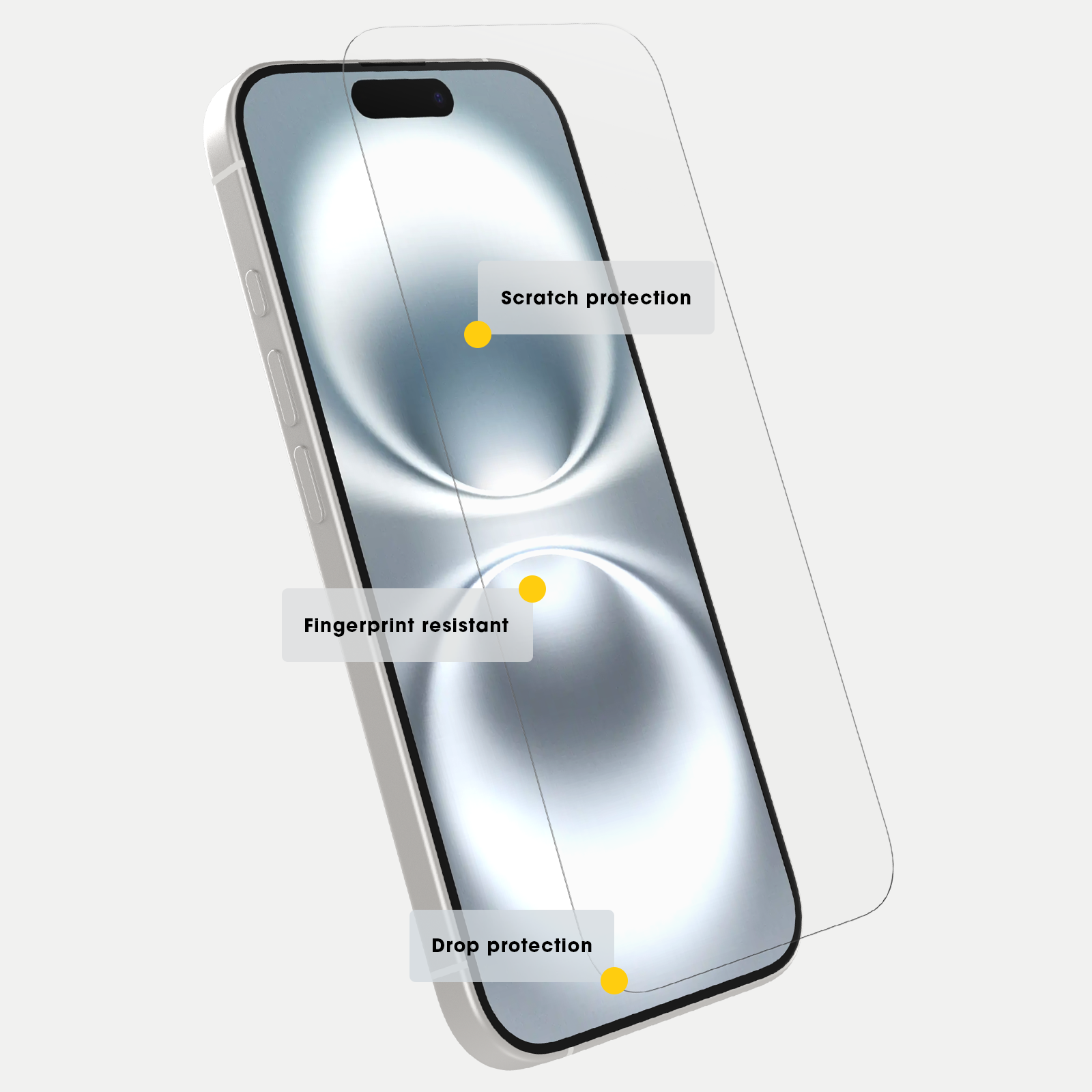 iPhone 16 Plus OtterBox Glass Screen Protector - Image 14364