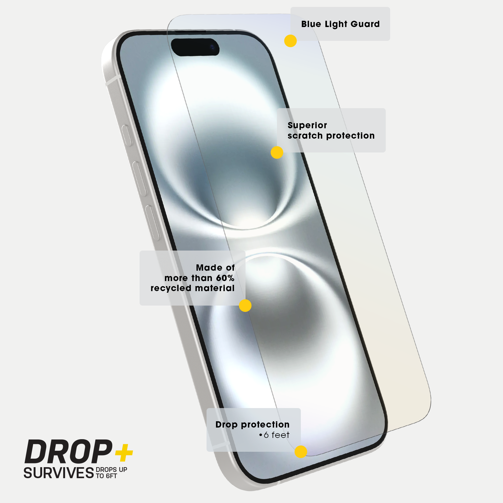 iPhone 16 Premium Pro Glass Blue Light Screen Protector - Image 1355