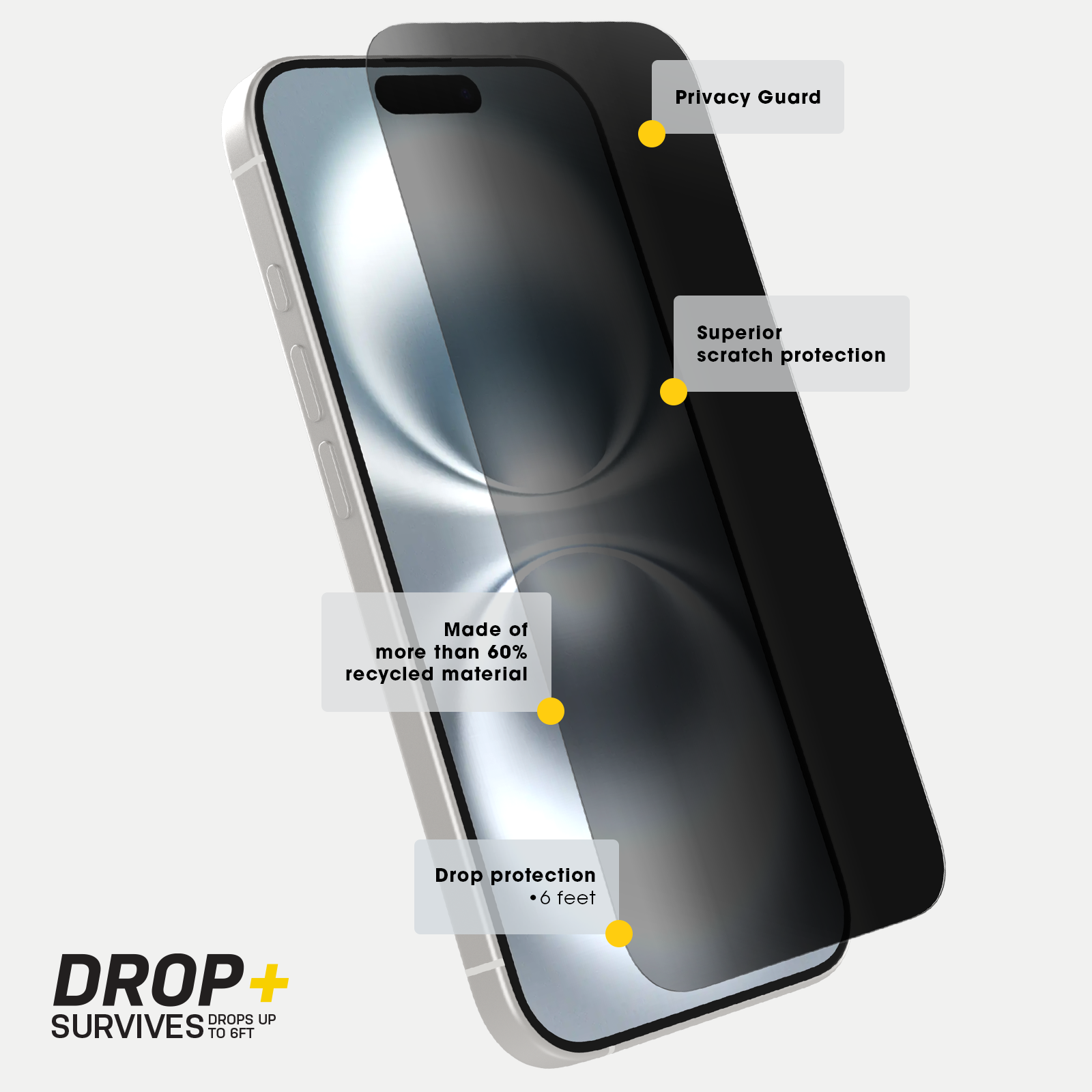 iPhone 16 Pro Max Premium Pro Privacy Guard Screen Protector - Image 1367