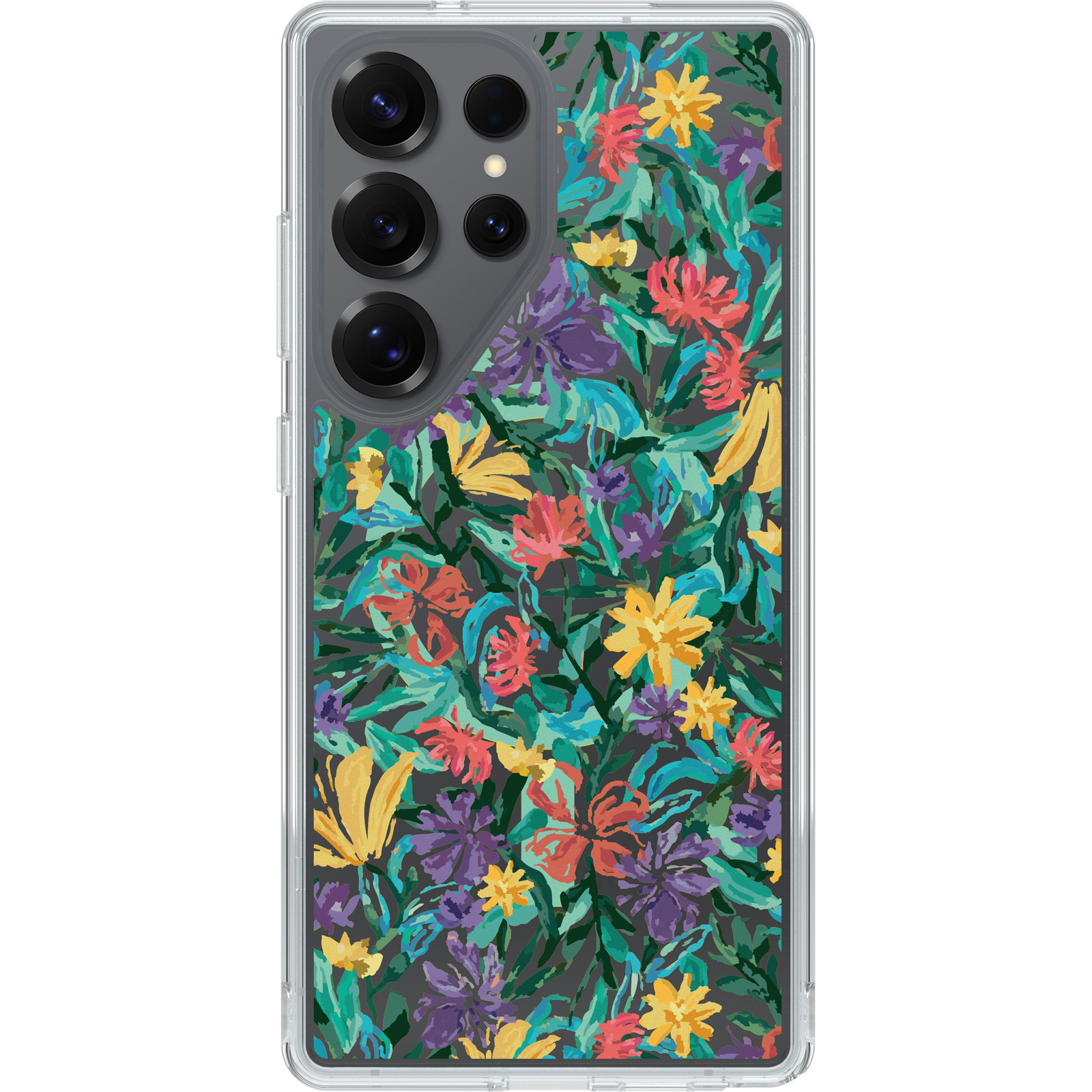 Galaxy S25 Ultra Symmetry Series Clear with Magnets Confetti of Blossoms Case - Image 28813