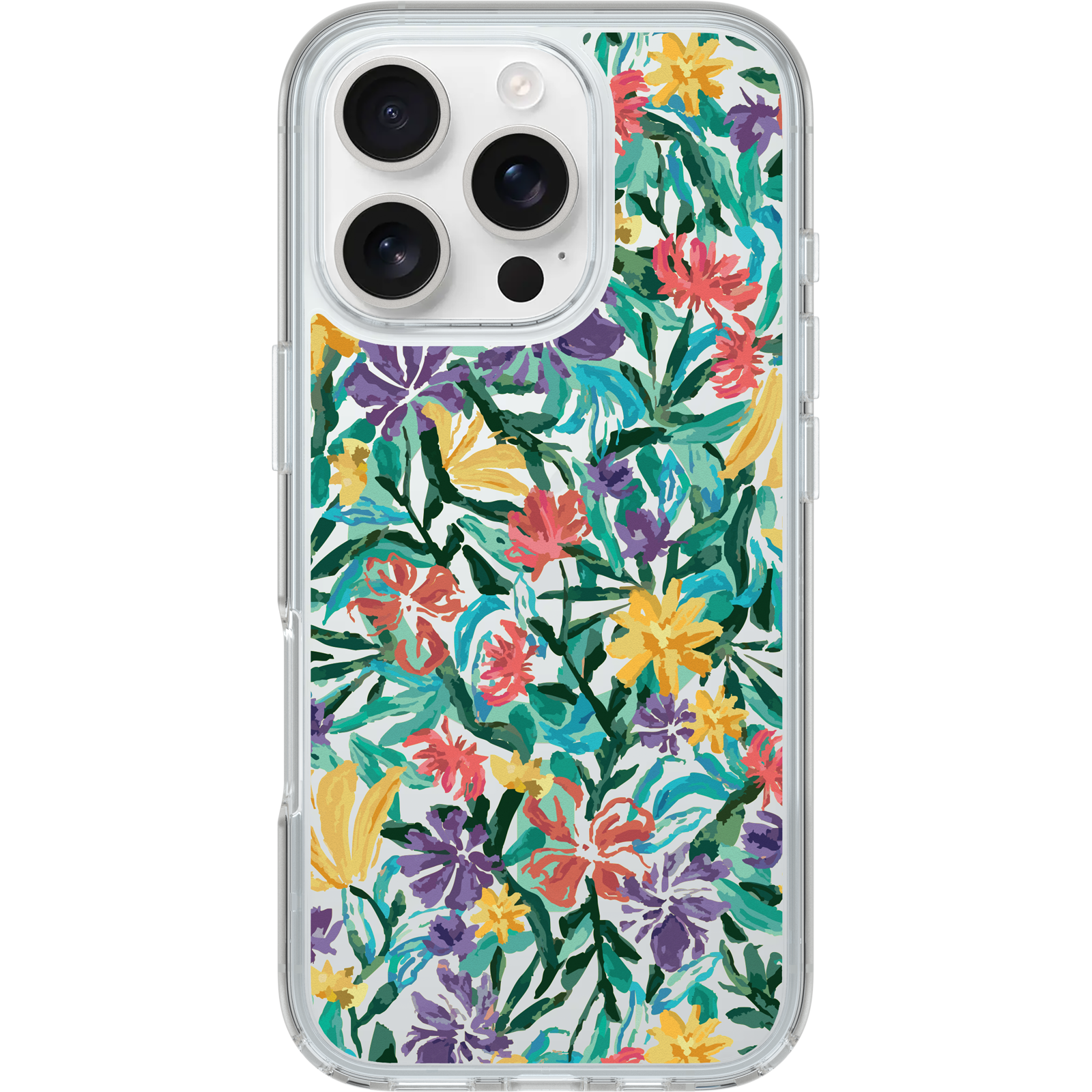 iPhone 16 Pro Symmetry Series Clear for MagSafe Confetti of Blossoms Case - Image 2641