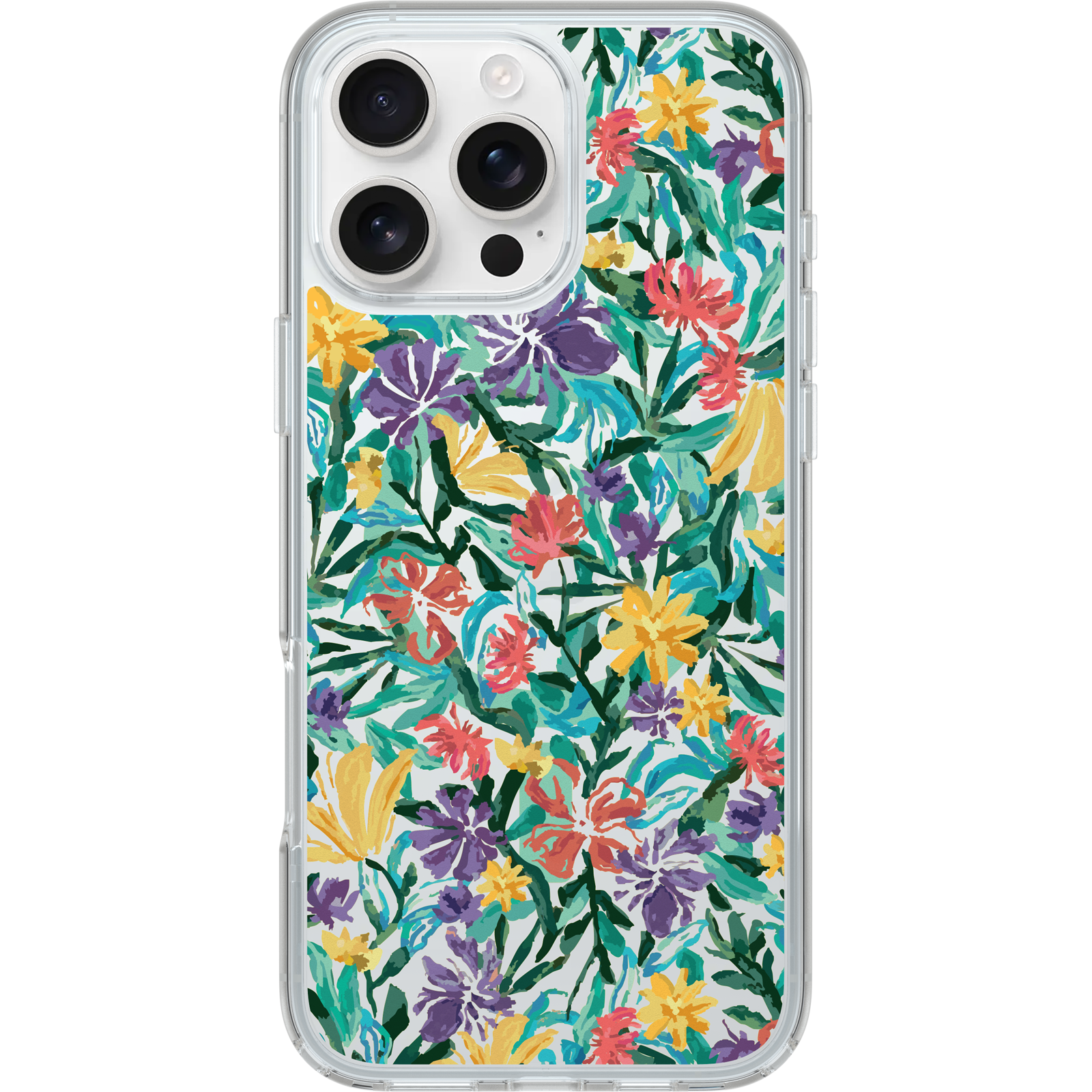 iPhone 16 Pro Max Symmetry Series Clear for MagSafe Confetti of Blossoms Case - Image 22885