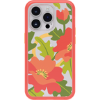 iPhone 14 Pro Symmetry Series Clear Case for MagSafe Fluttering Flora - Image 2764