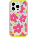 iPhone 15 Pro Symmetry Series Clear Case for MagSafe Fluttering Flora - Image 28227