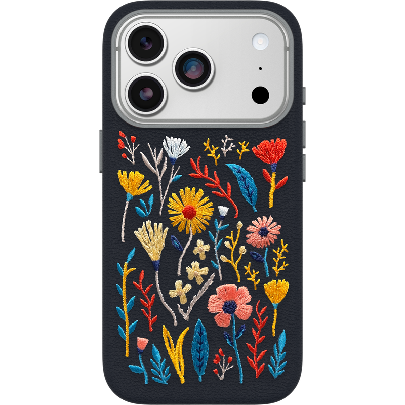 product image 2 - iPhone 17 Pro Case Symmetry Series Cactus Leather Embroidery