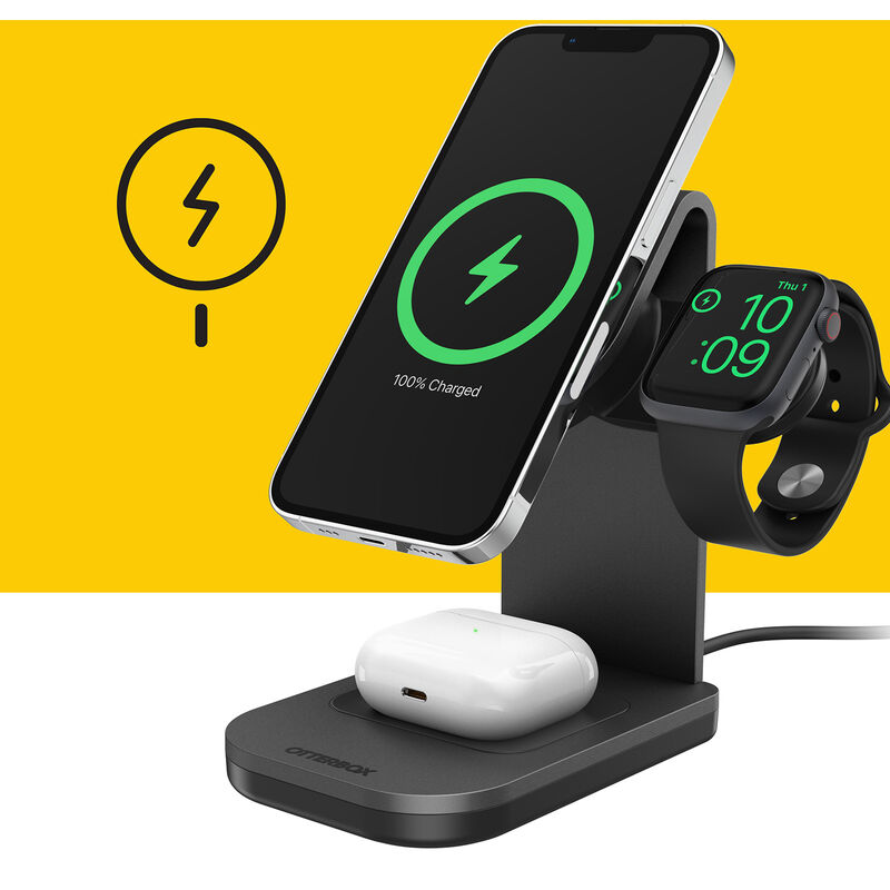 product image 3 - 3-in-1 Charging Station with MagSafe MFi approved (15W)