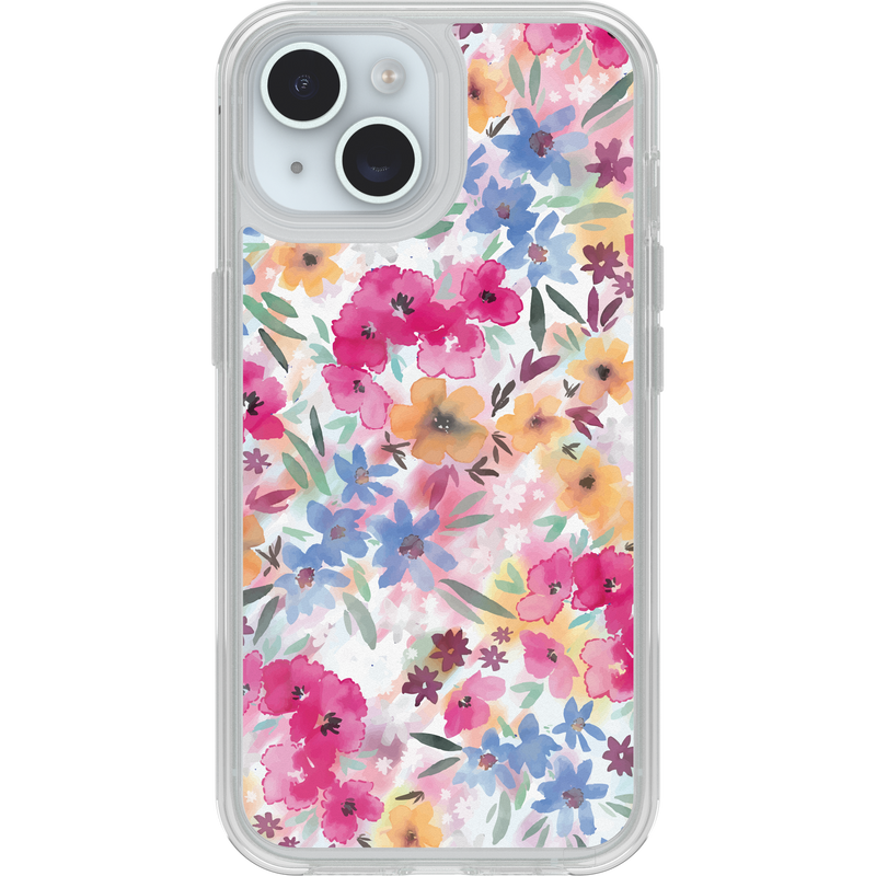 product image 1 - iPhone 16e, iPhone 15, iPhone 14 and iPhone 13 Case Symmetry Series Clear for MagSafe Confetti of Blossoms