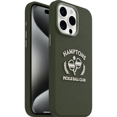 iPhone 15 Pro Max Symmetry Series Cactus Leather Embroidery Case