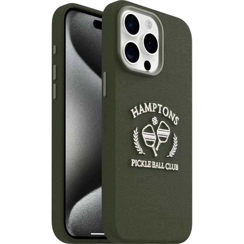 product image 1 - iPhone 15 Pro Max Case Symmetry Series Cactus Leather Embroidery