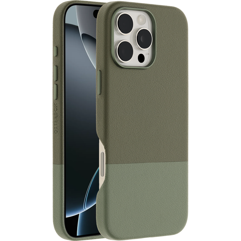 product image 1 - iPhone 16 Pro Max Case Statement Series Cactus Leather for MagSafe