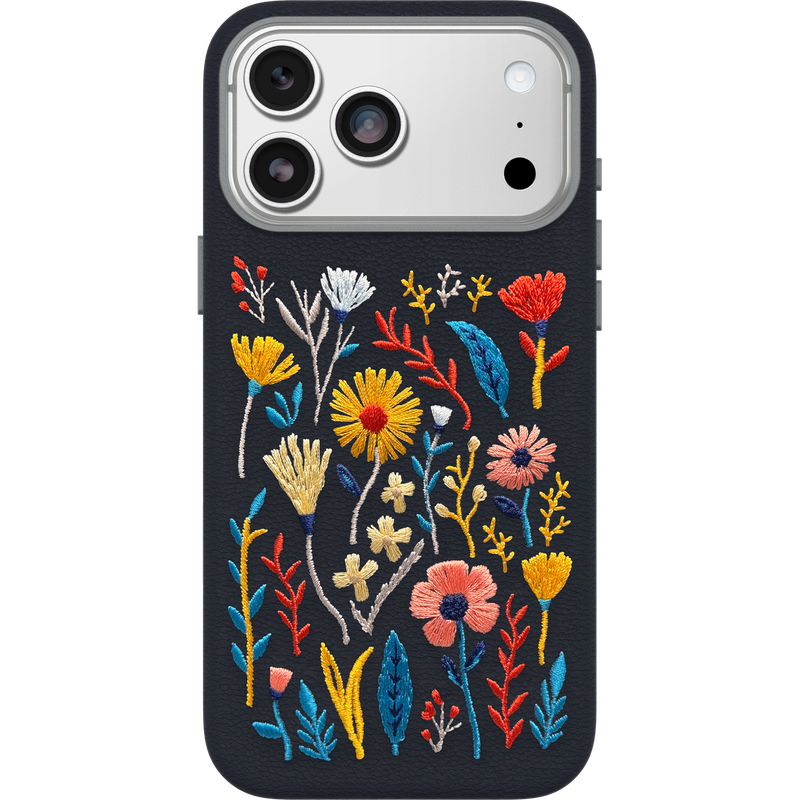 product image 2 - iPhone 17 Pro Max Case Symmetry Series Cactus Leather Embroidery