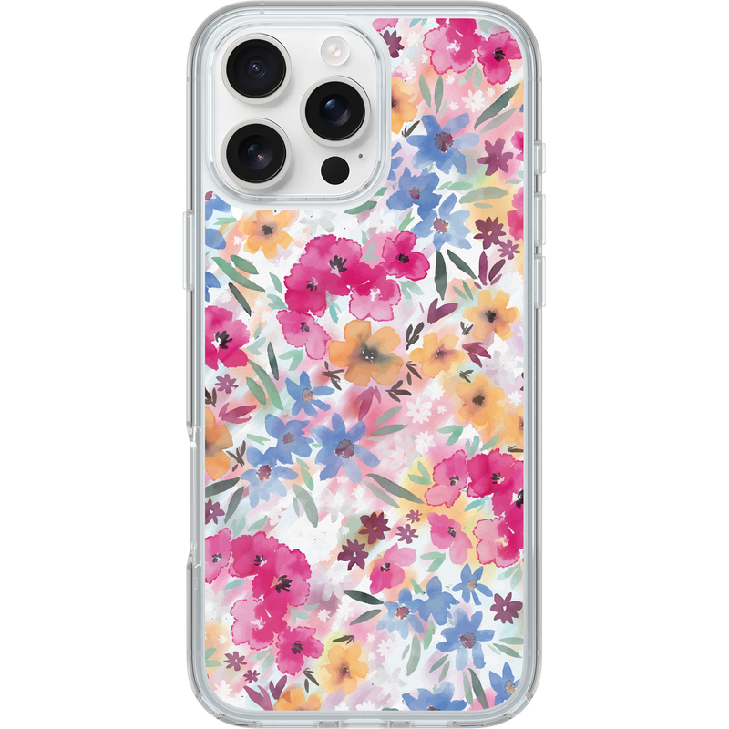 product image 1 - iPhone 16 Pro Max Case Symmetry Series Clear for MagSafe Confetti of Blossoms