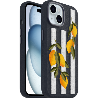 iPhone 16e and iPhone 15 Symmetry Series Cactus Leather Embroidery Case