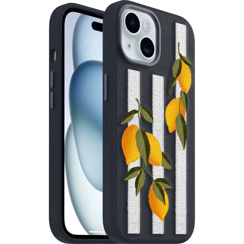 product image 1 - iPhone 15 Case Symmetry Series Cactus Leather Embroidery