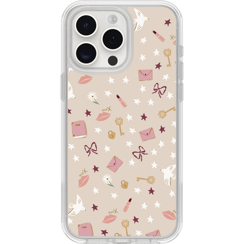 product image 1 - iPhone 15 Pro Max Case Symmetry Series Unbreakable Love Collection