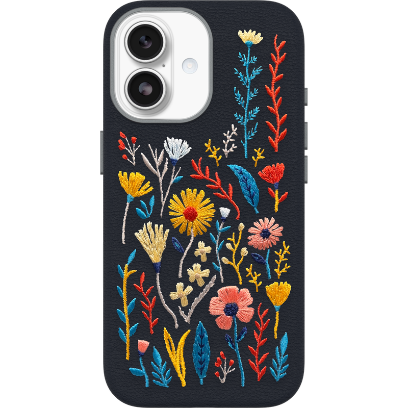 product image 2 - iPhone 17 Case Symmetry Series Cactus Leather Embroidery