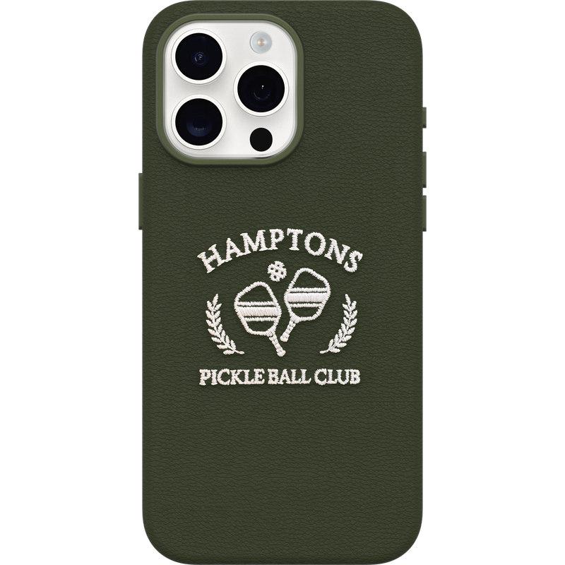 product image 2 - iPhone 15 Pro Max Case Symmetry Series Cactus Leather Embroidery