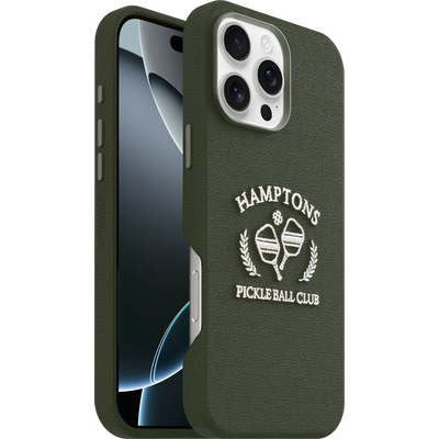 iPhone 16 Pro Max Symmetry Series Cactus Leather Embroidery Case