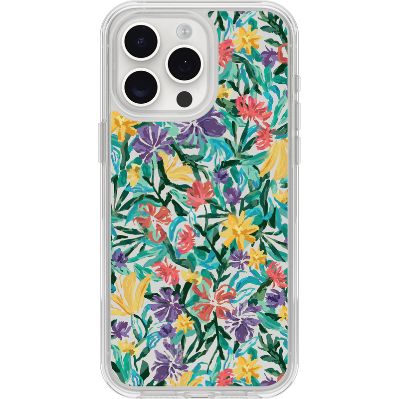 product image 1 - iPhone 15 Pro Max Case Symmetry Series Clear for MagSafe Confetti of Blossoms