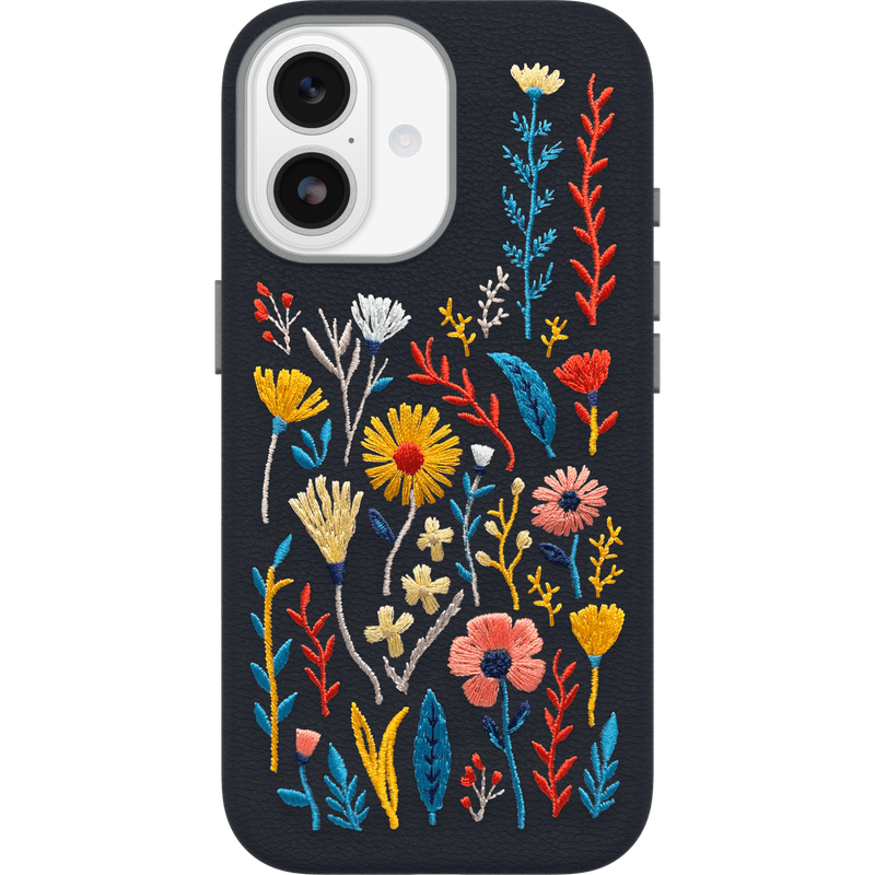 product image 2 - iPhone 17 Case Symmetry Series Cactus Leather Embroidery