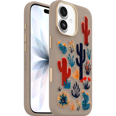 iPhone 17 Symmetry Series Cactus Leather Embroidery Case