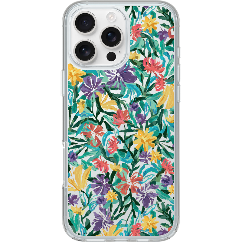 product image 1 - iPhone 16 Pro Max Case Symmetry Series Clear for MagSafe Confetti of Blossoms