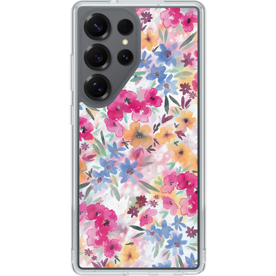 Galaxy S25 Ultra Symmetry Series Clear with Magnets Confetti of Blossoms Case
