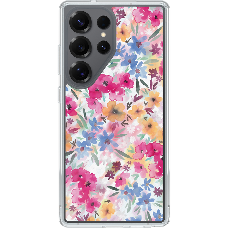 product image 1 - Galaxy S25 Ultra Case Symmetry Series Clear with Magnets Confetti of Blossoms