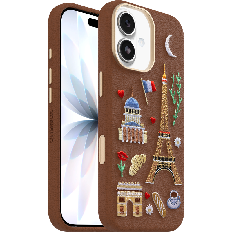 product image 1 - iPhone 17 Case Symmetry Series Cactus Leather Embroidery