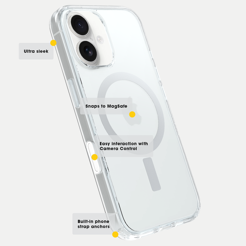product image 5 - iPhone 16 Pro Max Case Symmetry Series Clear with Camera Control