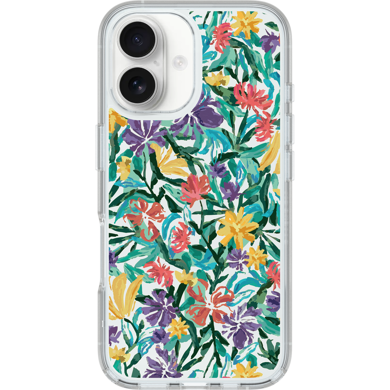 product image 1 - iPhone 16 Case Symmetry Series Clear for MagSafe Confetti of Blossoms