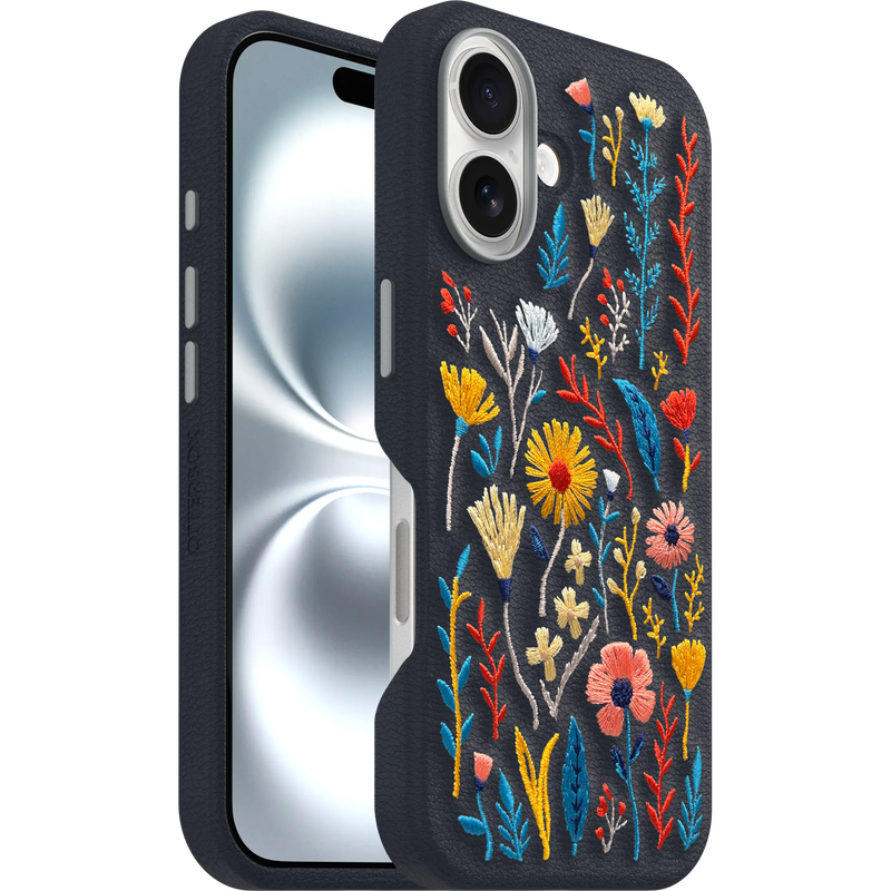product image 1 - iPhone 16 Case Symmetry Series Cactus Leather Embroidery