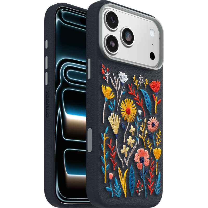 product image 1 - iPhone 17 Pro Max Case Symmetry Series Cactus Leather Embroidery