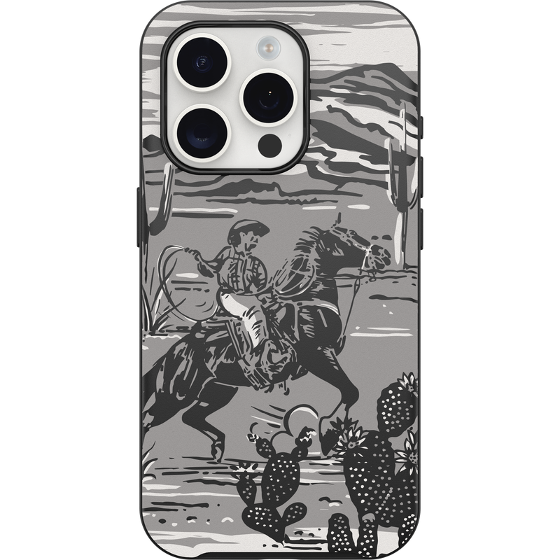 product image 1 - iPhone 15 Pro Case Symmetry Series for MagSafe Western Noir Collection