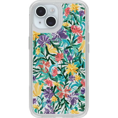iPhone 16e, iPhone 15, iPhone 14 and iPhone 13 Symmetry Series Clear for MagSafe Confetti of Blossoms Case