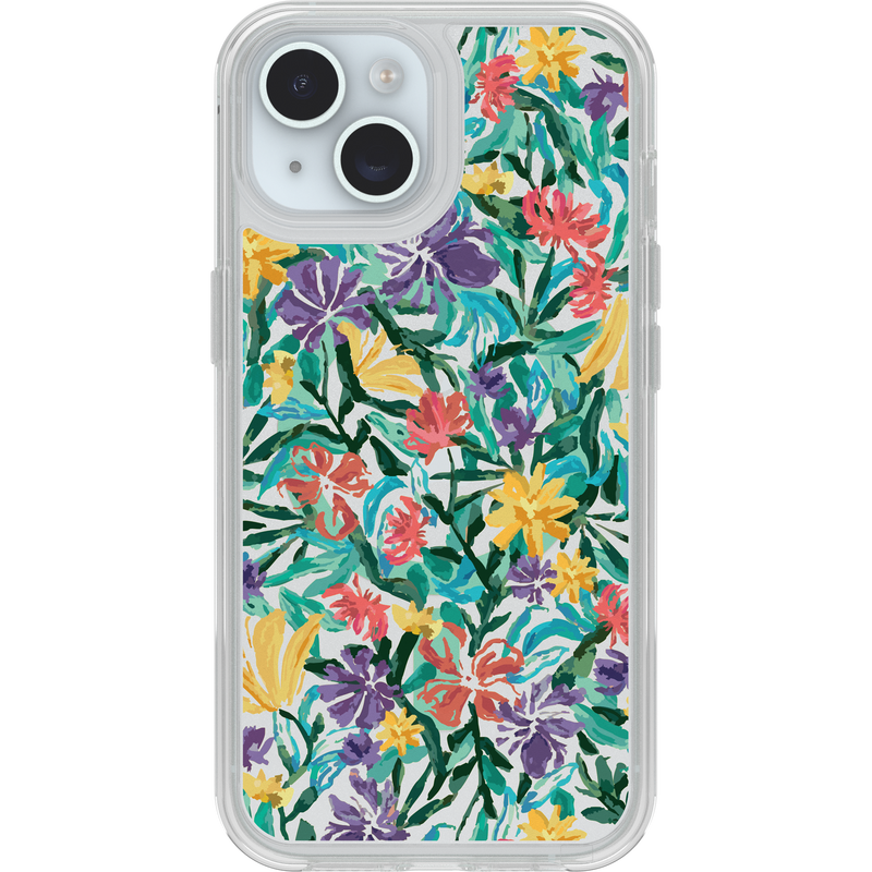 product image 1 - iPhone 16e, iPhone 15, iPhone 14 and iPhone 13 Case Symmetry Series Clear for MagSafe Confetti of Blossoms