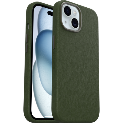 iPhone 16e, iPhone15, iPhone 14 and iPhone 13 Symmetry Series Cactus Leather Case