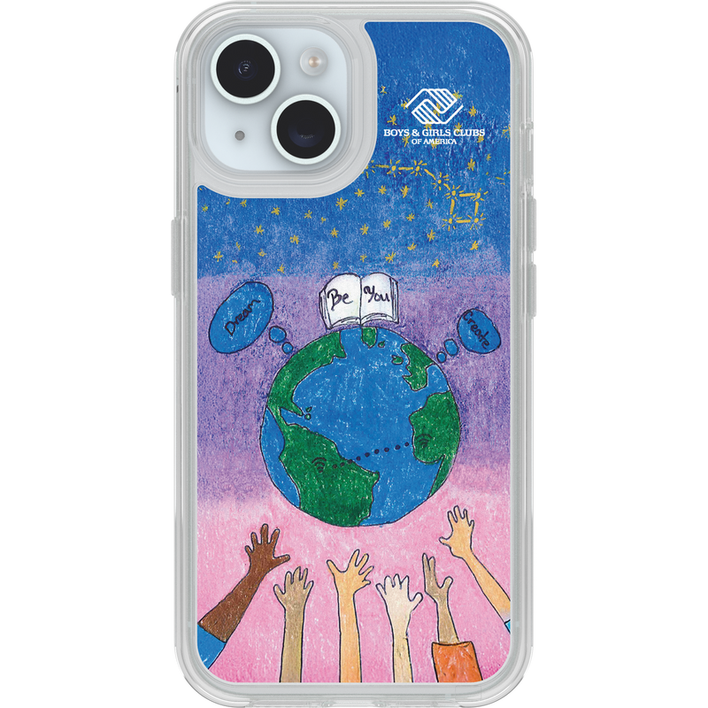 product image 1 - iPhone 16e, iPhone 15, iPhone 14, and iPhone 13 Case Symmetry Series Clear for MagSafe Boys & Girls Clubs of America