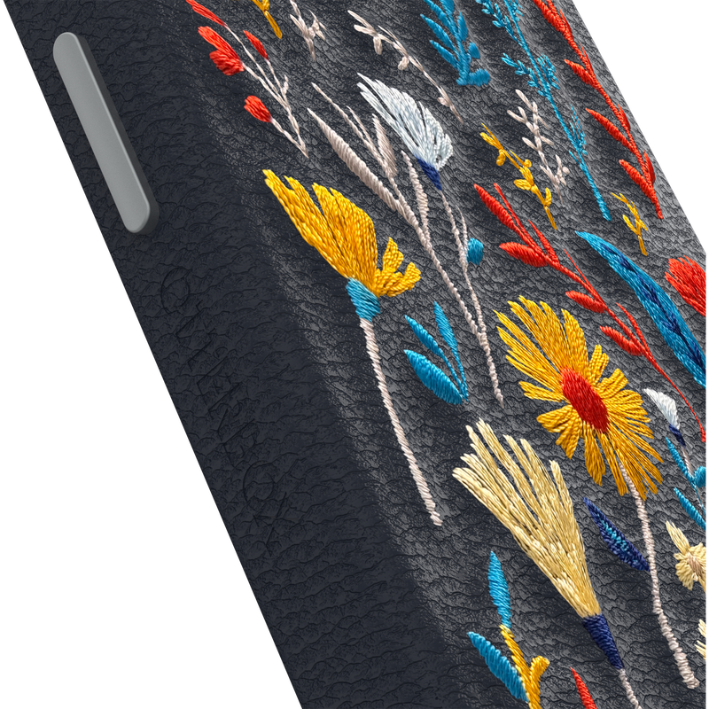 product image 3 - iPhone 16e and iPhone 15 Case Symmetry Series Cactus Leather Embroidery