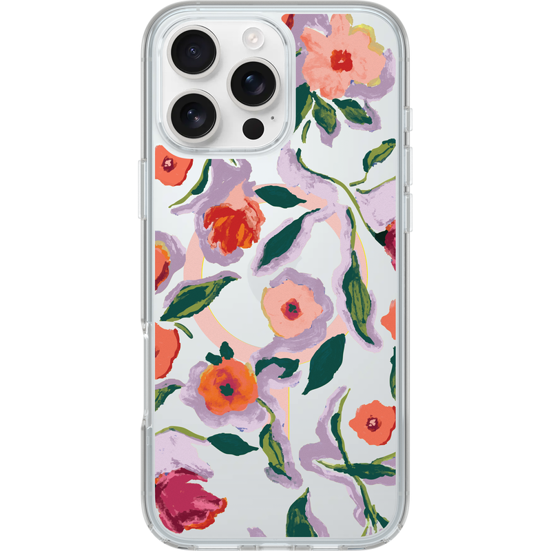 product image 1 - iPhone 16 Pro Max Case Symmetry Series Clear for MagSafe Confetti of Blossoms