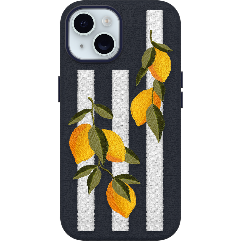 product image 2 - iPhone 15 Case Symmetry Series Cactus Leather Embroidery